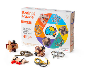 Brain Puzzles - Set of 6