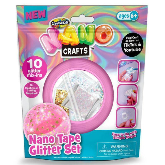 Nano Tape Glitter Nano Crafts Mix Set - Pink