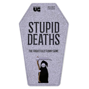 Stupid Deaths Card Game Coffin Tin