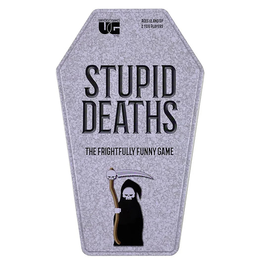 Stupid Deaths Card Game Coffin Tin