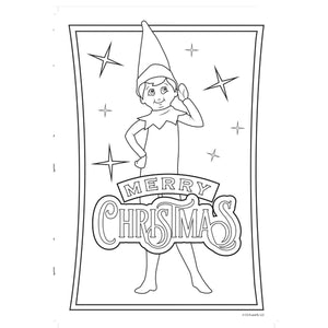 Elf on the Shelf Jumbo Colouring Book