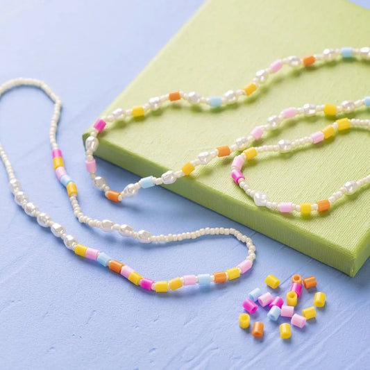 Mini Craft Kit Jewellery - Beaded Necklace & Bracelet