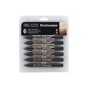 Winsor & Newton Brushmarker 6 Skin Tones