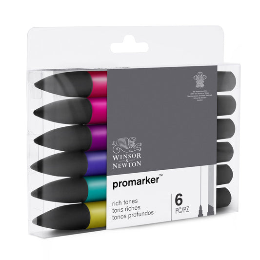 Winsor & Newton Promarker - 6 Rich Tones