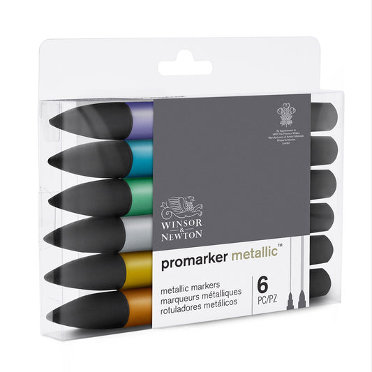 Winsor & Newton Promarker - Metallic 6 Set