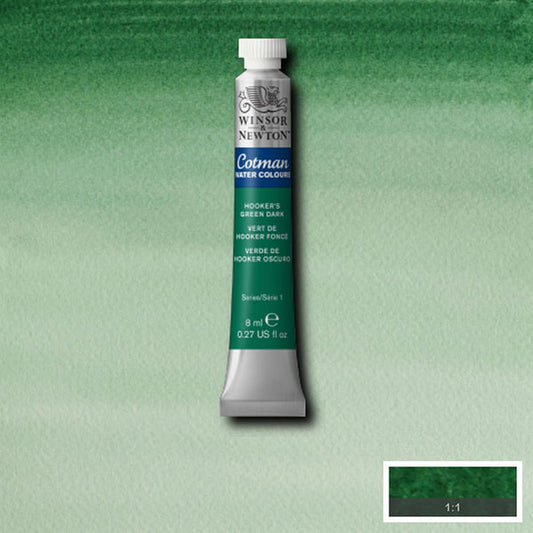 Cotman Watercolour Hooker's Green Dark 8ml