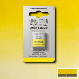 Winsor Yellow Deep Half Pan - S1 Professional Watercolour