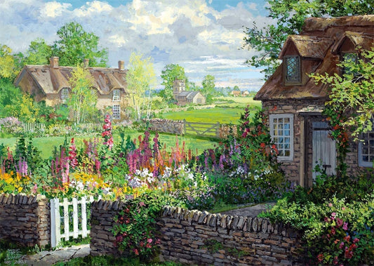 2x500pc Romantic Countryside Cottage