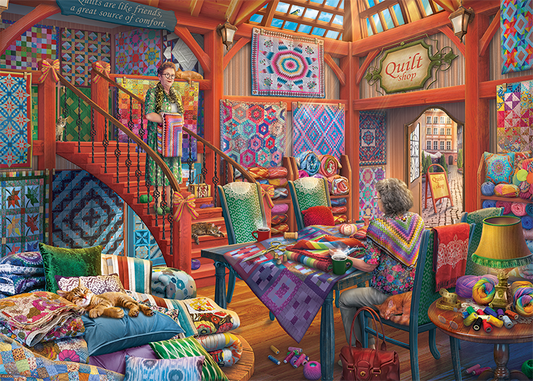 1000pc The Quilt Shop