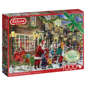 Falcon – Letters for Santa (2×1000 pieces, 1 puzzle for free)