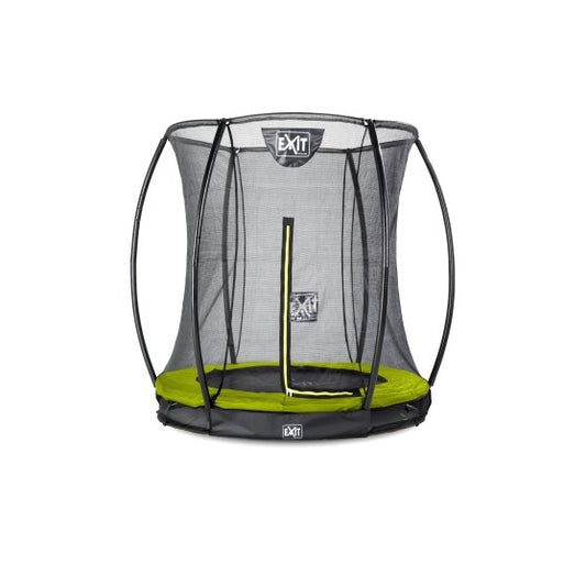 EXIT Silhouette ground trampoline ø183cm with safety net - green