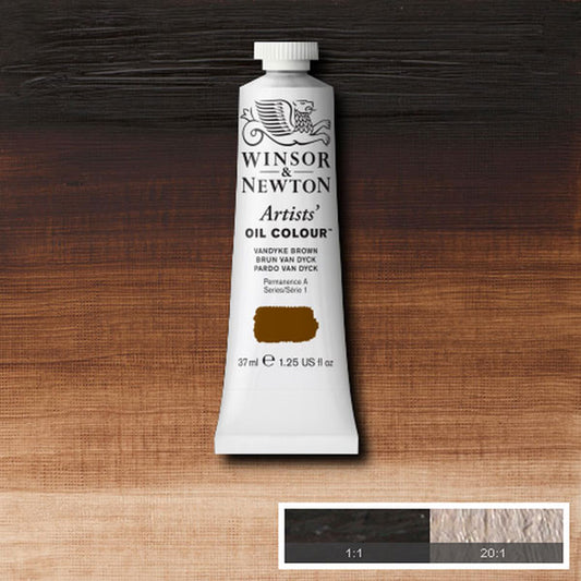 37ml Vandyke Brown - Artists' Oil