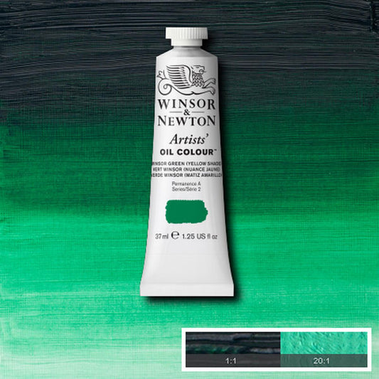 37ml Winsor Green Yellow Shade - Artists' Oil