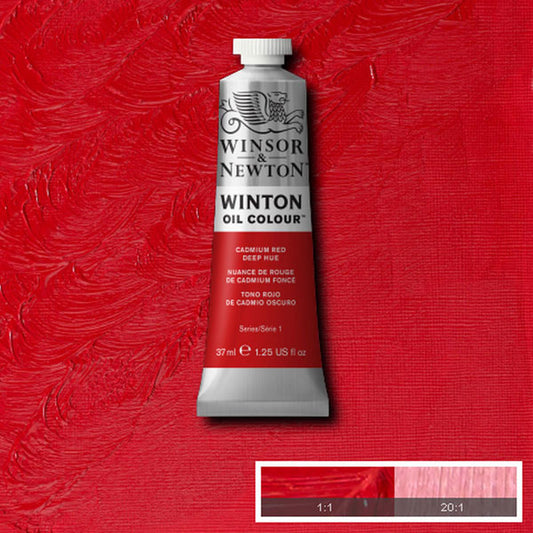 Winton Oil Colour Cadmium Red Deep Hue 37ml