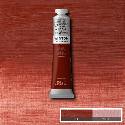 Winton Oil Colour Indian Red 200ml