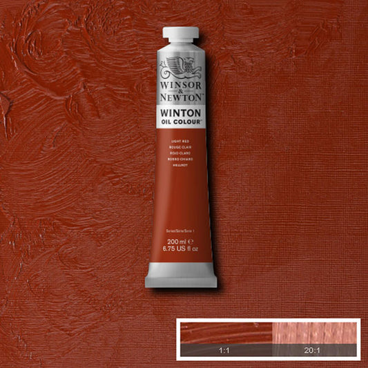 Winton Oil Colour Light Red 200ml