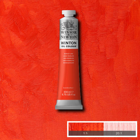 Winton Oil Colour Scarlet Lake 200ml