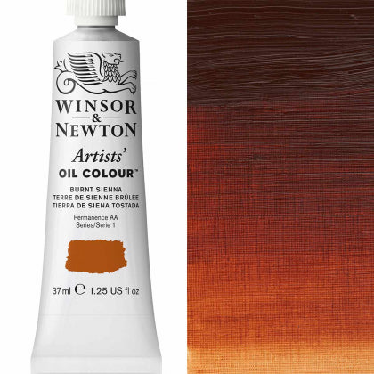 Winsor and Newton 37ml Burnt Sienna - Artists' Oil