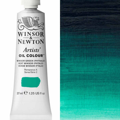 Winsor and Newton 37ml Winsor Green - Artists' Oil