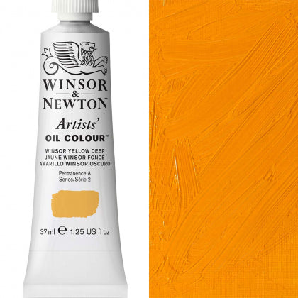 Winsor and Newton 37ml Winsor Yellow Deep - Artists' Oil