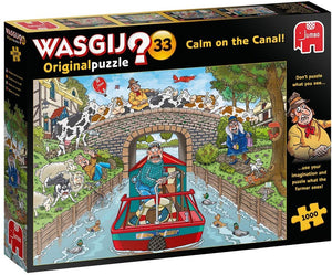 Wasgij Calm on the Canal! 1000 Piece Jigsaw