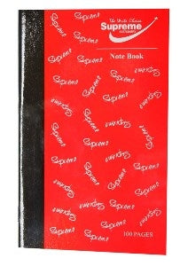 SUPREME NOTEBOOKS 100PG PK.20