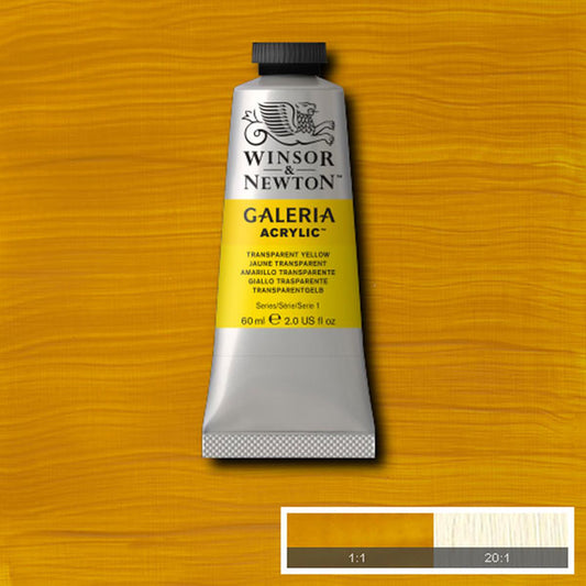 Galeria Acrylic Transparent Yellow 60ml