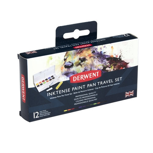 Derwent Inktense Paint Pan Travel Set