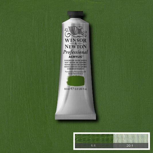 60ml Chromium Oxide Green - Professional Acrylic