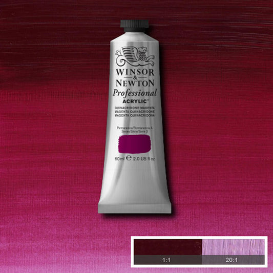 60ml Quinacridone Magenta - Professional Acrylic