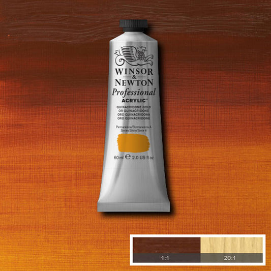 60ml Quinacridone Gold - Professional Acrylic