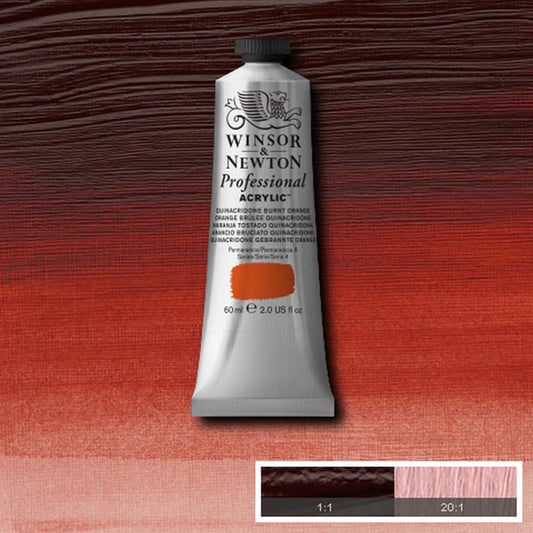 60ml Quinacridone Burnt Orange - Professional Acrylic