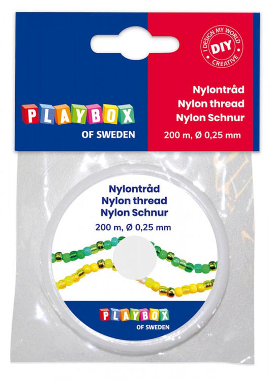 Nylon thread 200m x 0,25mm