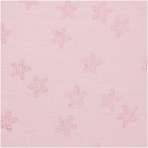 Crinkle Muslin Sakura Sakura pink, hot foil