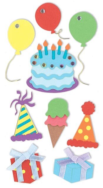 Essentials Sticker Sheet  - Birthday Boy