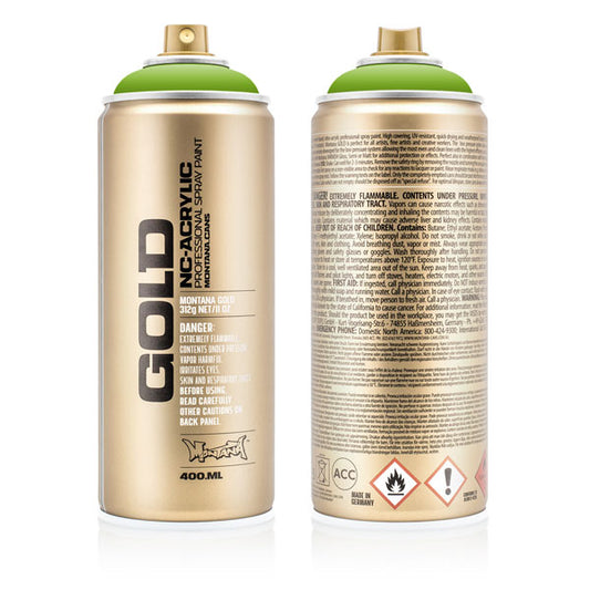 Montana GOLD Spray Paint 400ml - Lawn Green (G6040)