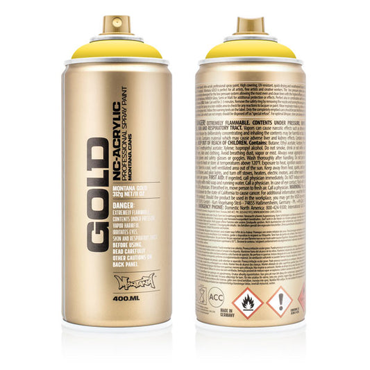 Montana GOLD Spray Paint- Yellow Light (S1000)