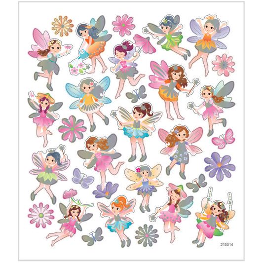 Stickers, fairy, 15x16,5 cm, 1 sheet