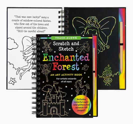 Enchanted Forest Scratch and Sketch