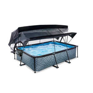 EXIT Frame Pool 220x150x60cm (12v Cartridge