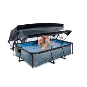 EXIT Frame Pool 220x150x60cm (12v Cartridge