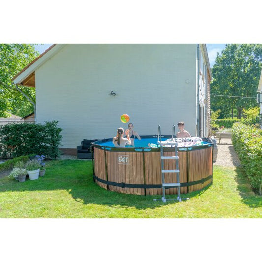 EXIT Frame Pool ø360x122cm (12v Sand filter)