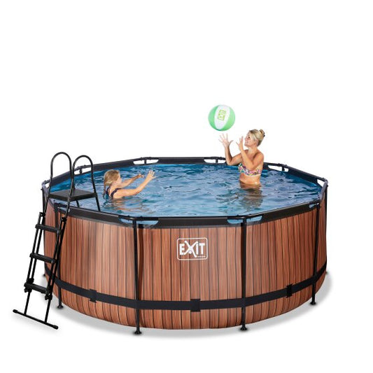 EXIT Frame Pool ø360x122cm (12v Sand filter)