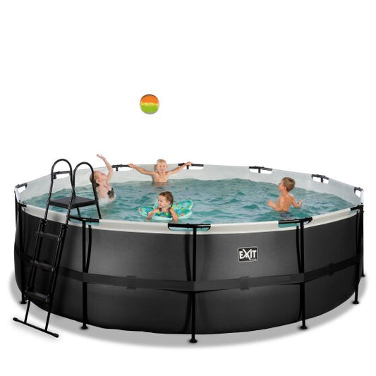 EXIT Frame Pool ø450x122cm (12v Sand filter)