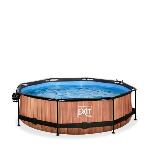 EXIT Frame Pool ø300x76cm (12v Cartridge filter