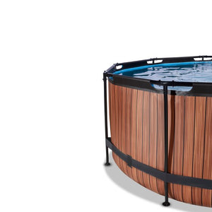 EXIT Frame Pool ø360x122cm (12v Sand filter)