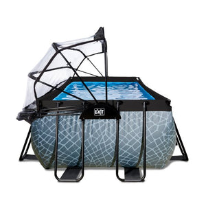 EXIT Frame Pool 4x2x1.22m (12v Sand filter)