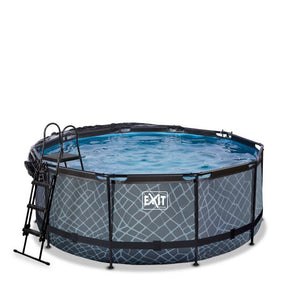 EXIT Frame Pool ø360x122cm (12v Sand filter)