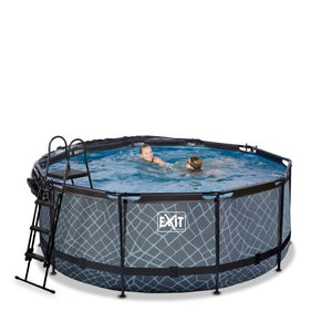 EXIT Frame Pool ø360x122cm (12v Sand filter)