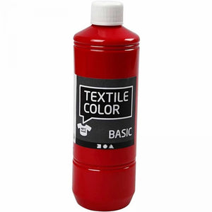 Textile Color Paint, 500 ml, red